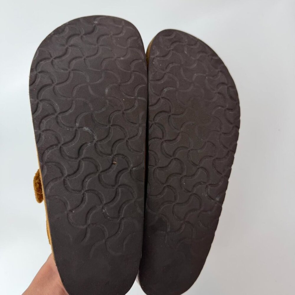 Birkenstock Brown Shearling Mules 40 US 9,5 - Picture 4 of 4